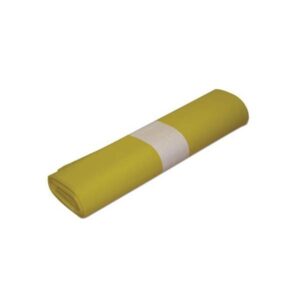 Pack 500 Bolsas Basura GII. Color Amarillo. Medidas 54x60CM.
