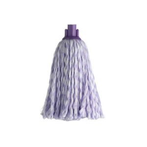 Pack 24 Recambios Fregona Microfibra 160G. Color Lila.