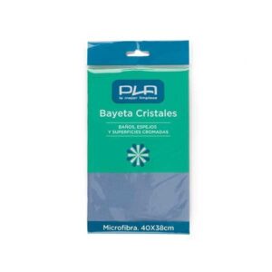Pack 24 bayetas microfibra azul 40x38 cm. Especial cristales.