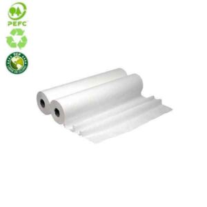 Papel Camilla Papel Pasta 1 Capa 100 metros Ancho 60cm 6 Rollos