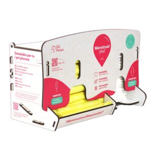 Dispensador Ecológico de Compresas y Tampones para Higiene Menstrual.