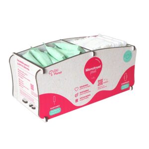 Dispensador Ecológico de Compresas y Tampones para Higiene Menstrual.