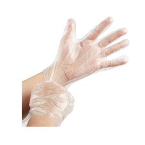 Pack 10.000 guantes de polietileno ambidiestros de un solo uso. Talla única.